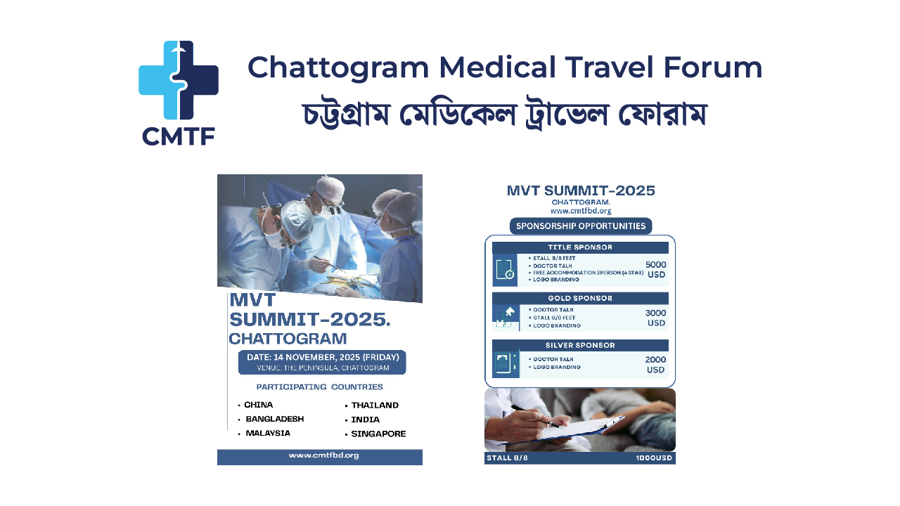 CMTF is Arranging a Medical Value Travel (MVT) Summit 2025 in Chattogram